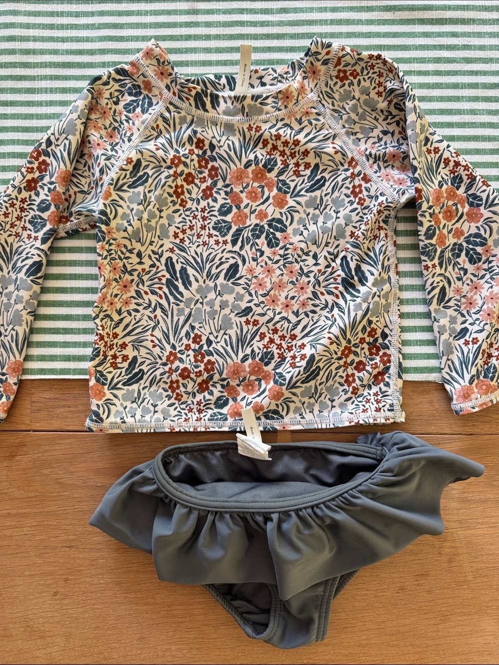 Rylee + Cru Floral Rash Guard Set